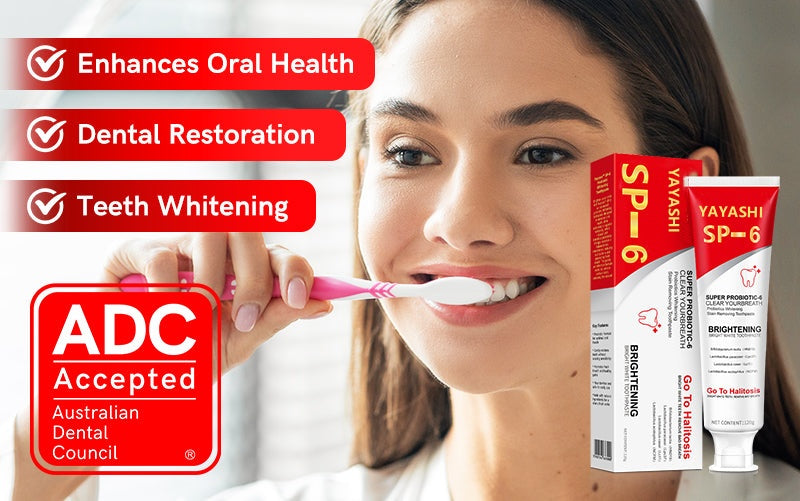 🔥2024 HOT SALE🔥YAYASHI SP-6 Probiotic Whitening Toothpaste