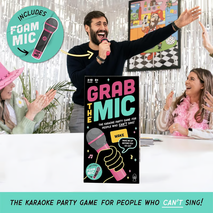 🔥Last Day SALE 49% OFF - Grab The Mic ✨The Party Game For People Who Can't Sing!